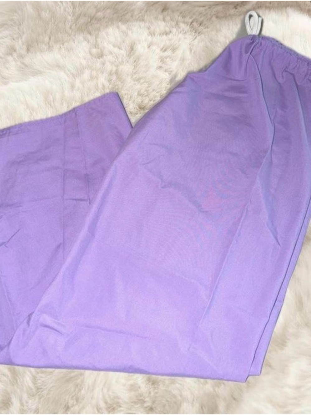 Purple Wide Leg scrubs pants, Urban Scrubs, Size M  - Stretch Waistband